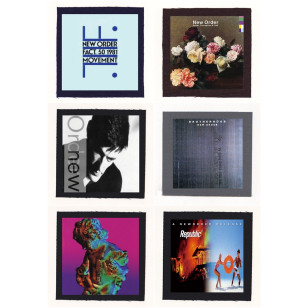New Order - Movement, Lowlife  Album Cloth Patch or Magnet Set 